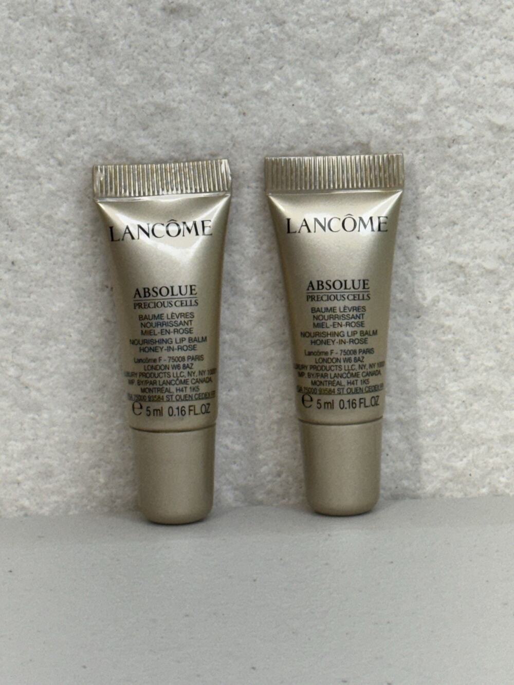 Lancome Absolue Precious Cells Nourishing Lip Balm Honey-In-Rose 2-0.16 Oz Tubes
